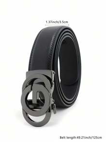 1 Stück 2025 Neuer G Buchstabe Herren Gürtel, hochwertige Buchstaben Legierung Automatikschnalle Gürtel, lässiger mehrfarbiger Echtleder Gürtel, modischer lässiger Herren Gürtel, leicht zu kombinieren mit formeller Kleidung Herbst, Halloween Herbst-Winter Accessoires, geeignet für Teenager, Jugendliche, Herren, Lässig, Outdoor, Sport, Urlaub, Abschlussgeschenke, Geburtstag, Alltag