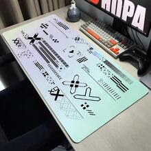 Anime Mouse Pads PrintStream Game Player Mousepads 400x900 Large Mousepad Gamer Anti-Slip Rubber  Company Desk Mat Design - ĐEN-4 - Xem 11