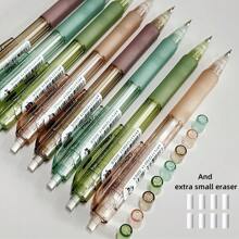 4 Pieces Mechanical Pencil Set - Retractable 0.7mm/0.5mm Nibs For Drawing, Refillable Drafting Pencil With Ergonomic Comfort Grip Lightweight & Balanced For Art And Writing Back To School