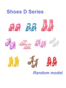 60 件女孩娃娃节日礼物玩具配件，30 厘米娃娃/11.5 英寸娃娃 10 件随机时尚连衣裙、10 双随机鞋子、10 个包、4 个皇冠、10 条项链、10 个耳环，适合 11 英寸娃娃、娃娃服装、大娃娃、小娃娃、衣服、房子、配饰、娃娃服装、娃娃服装、娃娃服装、娃娃配饰、娃娃配饰 - 彩色 - 查看 18