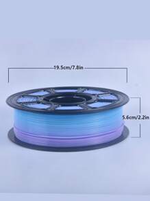 MXLX PETG 3D Printer Filament, 1.75mm, 1kg (2.2 Lbs), High-Precision, Strong, Odorless, Fluid, Moisture-Resistant 3D Printing Filament, Available In A Variety Of Rainbow Colors.