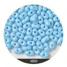 100 piezas de cuentas de vidrio en forma de cacahuete de 3x6mm, cuentas de vidrio jade de colores surtidos, cuentas sueltas lindas, cuentas espaciadoras a granel para hacer joyas, pulseras, aretes, collares DIY