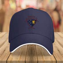 1pc Union Bordeaux Bègles Rugby Cap - Adjustable Lightweight Trucker Hat With Geometric Shield Emblem, Breathable Unisex Casual Outdoor Sports Cap For Men & Women, Father's Day Gift, Fan Merchandise, Sporty Design, Durable Construction, Men And Women, Game Day Accessory,  Headwear, Highquality Stitching, Gift Shoppers - 白色 - 查看 4