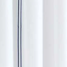 LUSH DECOR Hotel Collection Shower Curtain White/Wheat Single 72X72 Halloween-Fall Decor-Room Decor - 白色/海軍藍 - 查看 3