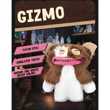 Spin Master Fuggler X  Gizmo&Stripe 9 英寸搞笑丑陋怪物毛绒玩偶收藏毛绒动物玩具官方正品模拟牙齿丑陋可爱怪物搞笑玩偶节日生日礼物，适合儿童和收藏家 - Gizmo - 查看 3