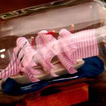 1 قطعة زجاجة أمنية بتصميم سفينة شراعية لعام 2025، ديكور مكتبي جديد، زخرفة شاطئية إبداعية، هدية عيد ميلاد/عيد الميلاد/هالوين، هدية مثالية