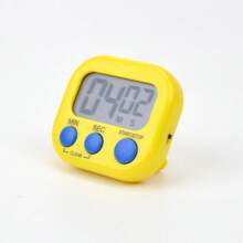 1个数字厨房计时器 | 双显示屏，多功能秒表，带开始/停止按钮、闹钟和计数器 - 烘焙必备，现代厨房配件，小巧设计，粉色/白色/绿色/红色/蓝色可选[不含电池] - 彩色 - 查看 15