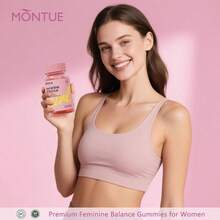 MONTUE Premium Feminine Balance Gummies-Probiotic Vaginal,PH Balance With Prebiotics & Lactobacillus Probiotic Blend&Hawaiian Pineapple Immune Support, Vegan, 60 Gummies - 60 - 查看 5