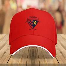 1pc Union Bordeaux Bègles Rugby Cap - Adjustable Lightweight Trucker Hat With Geometric Shield Emblem, Breathable Unisex Casual Outdoor Sports Cap For Men & Women, Father's Day Gift, Fan Merchandise, Sporty Design, Durable Construction, Men And Women, Game Day Accessory,  Headwear, Highquality Stitching, Gift Shoppers - 白色 - 查看 10