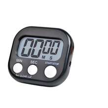 1个数字厨房计时器 | 双显示屏，多功能秒表，带开始/停止按钮、闹钟和计数器 - 烘焙必备，现代厨房配件，小巧设计，粉色/白色/绿色/红色/蓝色可选[不含电池] - 彩色 - 查看 19