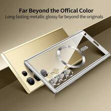 兼容三星S25、S25+、S25 Ultra、S25 Edge手机壳,支持无线充电,电镀边缘,防震耐用,提供全方位保护。也兼容S24、S24+、S24 FE、S24 Ultra、S23、S23+、S23 FE、S23 Ultra、S22、S22+、S22 Ultra、A35、A55、A05、A15、A06、A16以及16、15、14、13、12、11 Pro Max Plus、7、8、SE、7P、8P、X、16e。 - 銀色 - 查看 7