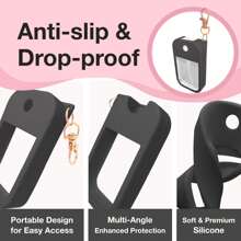 1 Pack Silicone Case Compatible With Touchland Hand Sanitizer Spray, Protective Case With Keychain For Power Mist And Glow Mist 1 Fl Oz, Hand Sanitizer Spray Accessory - Multicolor - View 4