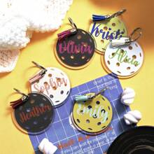 定制棒球亚克力包挂饰 - 时尚运动背包、包包配件，适用于包包、钥匙扣、行李牌，是送给情侣、朋友和宠物的理想礼物，也是生日礼物、儿童惊喜礼物、返校季完美配饰，精致浪漫，包包及行李箱包，定制包包配件，新年魅力