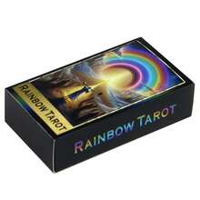 Rainbow Tarot Cards Women's Board Game Playing Decks Divination Oracle Cards, Paper Materials, Good Quality, Only English PDF Guidebook - Photo Color - View 4