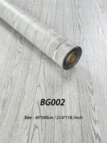 1 rollo de baldosas autoadhesivas de suelo con patrón de madera minimalista, rollo de papel tapiz, rollos de suelo de vinilo reforzado. Baldosas de suelo autoadhesivas impermeables, resistentes al desgaste y antideslizantes. Papel tapiz/pegatinas de suelo autoadhesivas. Pegatinas de pared de decoración occidental, papel tapiz autoadhesivo, decoración de pared. Decoración de habitación para cocina, baño, sala de estar, dormitorio, decoración de cocina, oficina, decoración del hogar. Papel tapiz de pared decorativo, baldosas de suelo autoadhesivas, baldosas de suelo autoadhesivas