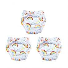 6pcs Baby Absorbent Potty Training Pants, Reusable, Breathable, Suitable For Boys And Girls, All Season