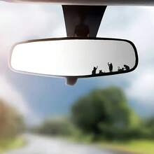 Miếng dán xe hình mèo con dễ thương và tinh nghịch - Miếng dán gương chiếu hậu, đa chức năng, thích hợp làm quà tặng cho bé gái, trang trí xe hơi và phụ tùng xe hơi - Một cỡ - Xem 4