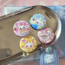 32mm süßer Kaninchen- und Hunde-Miniversiegelungsdekorations-Anstecker