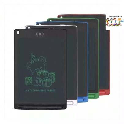 Lousa Mágica Infantil Digital Tablet Escrita Colorida Para Desenho Criança LCD 10