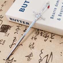 Metal Sword Hair Stick, Retro Elegant Hair Clip Stick, Suitable For Women And Girls Daily Wear, Hairpin, Bun Extension, Hair Bun Maker, Bun Hair Piece, Hair Styling Pins, Pins For Hair, Bobby Pins, Clips Hair, Hair Accessories - Multicolor - View 9