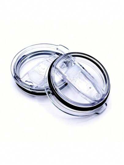 2 件替换鼓盖，耐用塑料，20 盎司/30 盎司旅行露营配件，防溅密封，透明饮料配件，水瓶，汽水瓶盖，汽水罐盖，杯子配件，适用于户外旅行万圣节圣诞节感恩节派对杯子备件