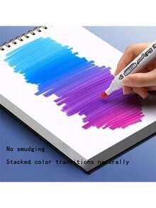 1pc Watercolor & Painting Sketchbook, A4 Thick Art Student Specialized Sketch Pad, Blank Drawing Book, Colored Pencil Drawing Paper