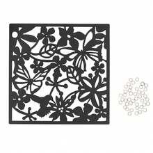 Pack Of 12 40 X 40 Cm Black Wall Screens, Wall Partition Screens, Room Divider Screens, Privacy Screens, Room Divider Curtains - màu đen - Xem 7