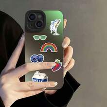 SCXXBSW 8张快乐时光卡通趣味创意贴纸DIY装饰行李箱吉他笔记本防水贴纸 - 彩色 - 查看 4