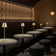 Modern Wireless Desk Lamp - USB Powered LED Table Lamp With Touch Dimming Switch, Portable Bedside Light, Black/White, Suitable For Bedroom, Living Room, Office, Patio - Includes USB Cable, Home Decor Lighting, Minimalist Style, High-Quality Material, Dimmable, Home & Office Use