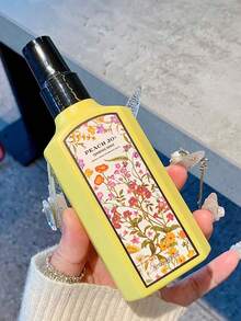 1 Stück - 100ML Duftzerstäuber, PFIRSICH Blütentraum Duftzerstäuber, Gardenie Jasmin Parfüm, langanhaltender Duft Kleidung Geruchsentferner Spray, PFIRSICH JO+ Coole Sommer Serie, alkoholfreier Blauer Windspiel Duftzerstäuber, Geruchsentferner Spray, leichtes Duftwasser Damen Duftzerstäuber, Raumduft Spray