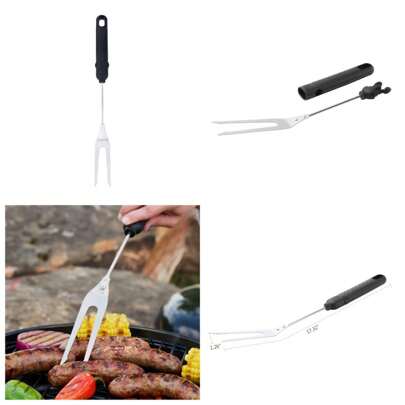 Stainless Steel Fork With Comfort Grip Handle,1 Piece - Hot