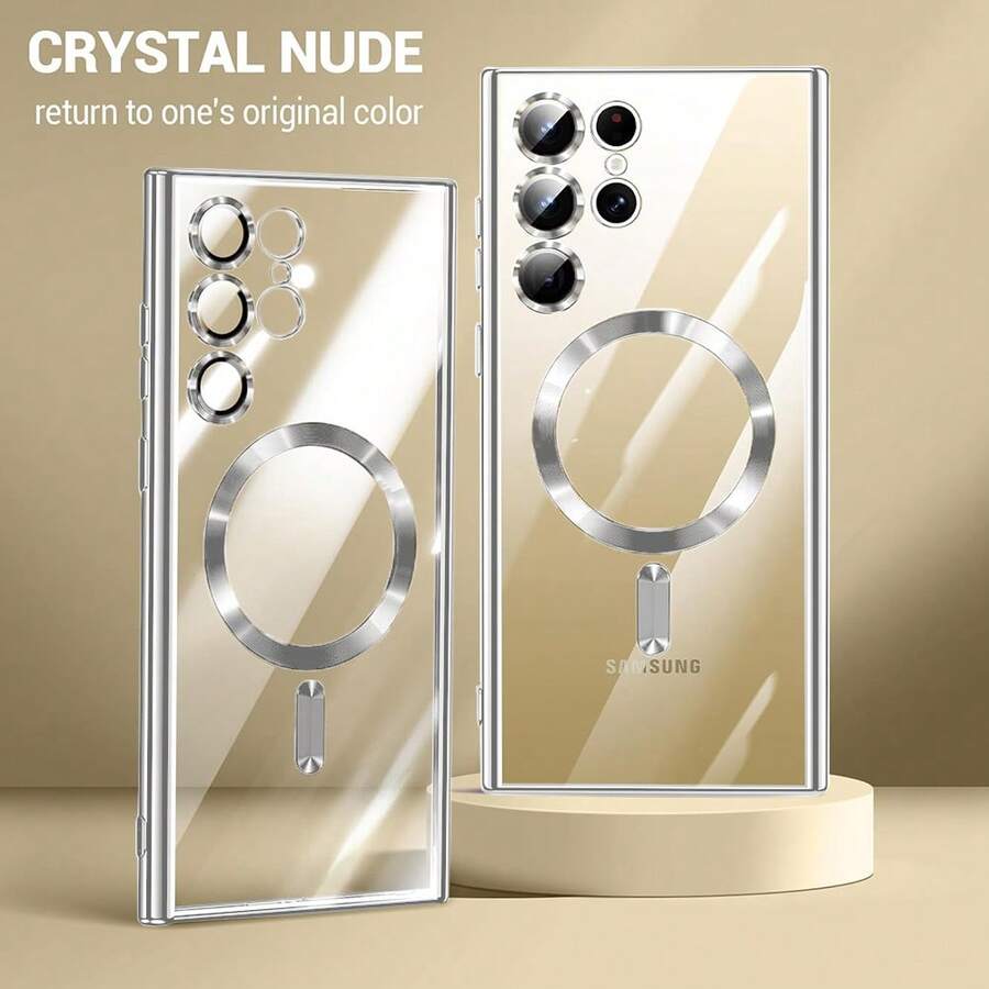兼容三星S25、S25+、S25 Ultra、S25 Edge手机壳，支持无线充电，电镀边缘，防震耐用，提供全方位保护。也兼容S24、S24+、S24 FE、S24 Ultra、S23、S23+、S23 FE、S23 Ultra、S22、S22+、S22 Ultra、A35、A55、A05、A15、A06、A16以及16、15、14、13、12、11 Pro Max Plus、7、8、SE、7P、8P、X、16e。