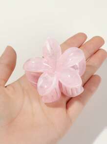 4 件套中号春夏多巴胺果冻奶油色雏菊花 2.4 英寸波西米亚风格发夹，简约甜美发饰 - 彩色 - 查看 4