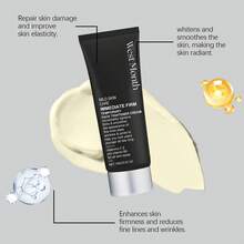 west&month Temporary Face Tightener Cream Immediately Tightening Skin Soothe Enhence Skin Barrier Repair Sensitive Skin Shrink Pores Anti-Wrinkle And Lightening Fine Lines Face Cream - 黑色 - 查看 6