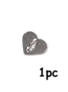 1/5/10pcs Heart-Shaped Metal Snap Buttons, Suitable For DIY Phone Case Lanyards, Phone Straps, In Gold, Silver, Black And Colorful, Phone Case Bag Hardware Accessories, Keychains, Keyring Clips, Smartphone Chains, Handmade Decorative Accessories, Smartphone Lanyards, Leaves No Trace, Compatible With All Android/Apple Series Smartphone Models Such As 17/16/15 Etc.
