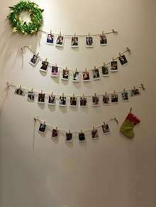 20件/30件40件彩色木夹DIY装饰照片夹木制照片夹衣服夹小号彩色木制装饰封口夹，衣夹