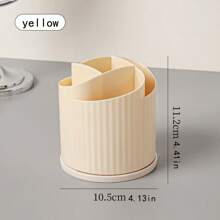 Organisateur de maquillage rotatif à 360° anti-poussière: Carrousel de rangement cosmétique multifonctionnel pour rouge à lèvres, pinceaux pour ombres à paupières et outils de maquillage | Support rotatif de table de toilette, boîte de rangement de beauté grande capacité avec conception anti-poussière, pour vacances à la plage, collection de salle de bain, collection de chambre, grande capacité