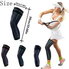 1pc Sports Knee Pad, Thickened Polyester Material, Suitable For Various Fitness Exercises And Training, Adult Daily Warmth Sports Knee Pad, 3 Colors Available