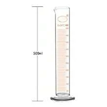 1 densímetro de vidrio para diésel con tubo de ensayo de 500ml, con vaso medidor, 0,800 a 0,0900, listo para usar. Densímetro de vidrio reutilizable.