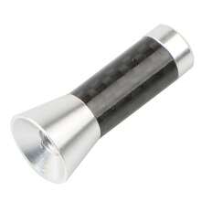 1 pièce Antenne de voiture en fibre de carbone, antenne radio de voiture, accessoire de modification d'antenne courte/longue en métal aluminium