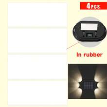 1/2 件 6LED 冷/暖光户外太阳能壁灯，庭院花园装饰照明，适合户外、圣诞节、万圣节、返校礼物 - 升級款-凸鏡壁燈 - 查看 17