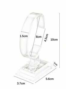 1 Pieza Soporte en forma de T para pulseras, Soporte de exhibición de joyería, Estante de almacenamiento de joyería de franela, Adecuado para relojes, collares, pulseras y otros accesorios de joyería, es la primera opción para la temporada de regreso a clases y regalos festivos.