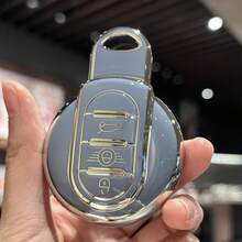 Casing Kunci Mobil TPU dengan Pelindung Remote Control, Gantungan Kunci, Tempat Kartu Identitas untuk BMW MINI S ONE JCW F54 F55 F56 F57 F60 CLUBMAN COUNTRYMAN, Aksesoris Mobil, Hadiah Natal untuk Ibu, Ayah, Wisuda, dan Guru - MultiWarna - View 12