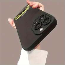 Funda para teléfono Mate con un diseño de automóvil de lujo con ojos, que ofrece 360 ​​grados y es compatible con varios modelos, incluidos 11, 12, 13, 14, 15 Pro, 16, XR, X/XS, 8 Plus, SE y. - Negro - Ver 3