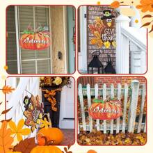 2pcs Thanksgiving DIY Diamond Painting Hanging Plaque, Full Of Autumn And Thanksgiving Atmosphere, DIY Diamond Decor Plaque, Diamond Painting Art Hanging Decor, Holiday Decor Plaque, Comes With Iron Chain, DIY Diamond Window/Door Hanging Decor, Diamond Painting Handicraft, Great Gift Choice, Suitable For Beginners, Improve Hands-On Ability, Diamond Painting Decor Plaque Set, Comes With Tools, DIY Hanging Plaque