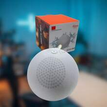 Caixa de Som Alaxe Bluetooth com Super Bass e Comando de Voz via App (PEQUENA) - Branco - Visão 1
