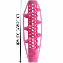 2 Peças Ferros de Enrolar Espirais - Cachos Profissionais de Salão em Casa, Design Espiral Resistente ao Calor para Cachos Apertados, Enroladores de Cabelo Reutilizáveis e Laváveis para Ondas e Cachos Volumosos - Ideal para Tipos de Cabelo Normais (Fácil Limpeza), Ferramentas de Encaracolamento de Cabelo, Penteado em Casa, Empunhadura Ergonômica, Exterior de Plástico Durável, Escova Deslizante, Acessórios de Barbeiro, Secador de Cabelo, Cabelo, Barbeiro, Ferramentas de Cabelo, Produtos para Cabelo, Essenciais de Viagem, Penteado, Cabeleireiro, Cabelo, Viagem, Produtos para Cabelo, Ferramentas de Cabelo, Coisas de Cabelo, Barbeiro, Acessórios de Barbeiro, Barbearia, Equipamento de Cabeleireiro