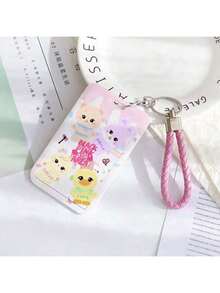 KPOP Animal Character Card Holder, Cute Pendant, Concert Album Fans Merch Goods, School ID/Bank Card/Transit Card Holder, Small Gift, Collectible, Halloween & Christmas Gift