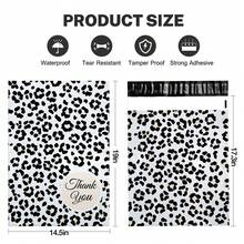 Leopard Print Poly Mailers,50Pcs Shipping Bags 14.5 X 19 Thank You Print, Fashionable & Durable, For Express Delivery,  Plastic Mailing Bags,Logistics Shipping Package Back To School - Cheetah Claw - View 6