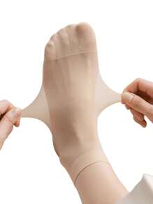 5/10/20/30 Pares de Meias Soquete de Cor Sólida, Uso Casual para o Dia a Dia e em Casa